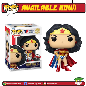 Pop! Heroes: Wonder Woman 80th - Wonder Woman Classic With Cape (Diamond Glitter) [Exclusive]