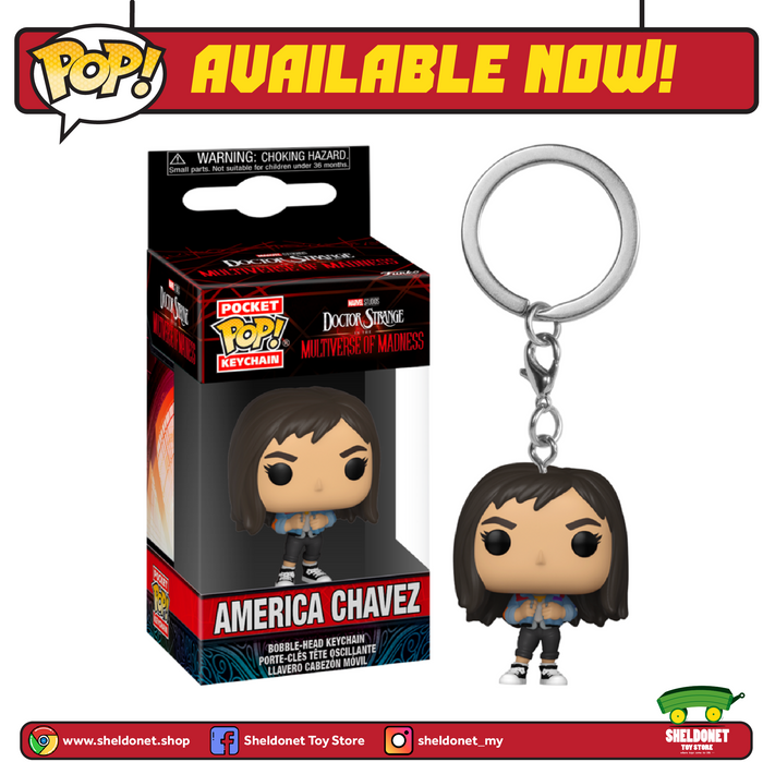[IN-STOCK] Pocket Pop! Keychain: Doctor Strange In The Multiverse Of Madness - America Chavez
