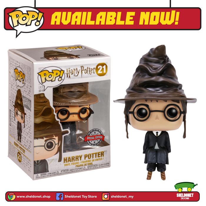 Pop! Movies: Harry Potter - Harry Potter With Sorting Hat [Exclusive]