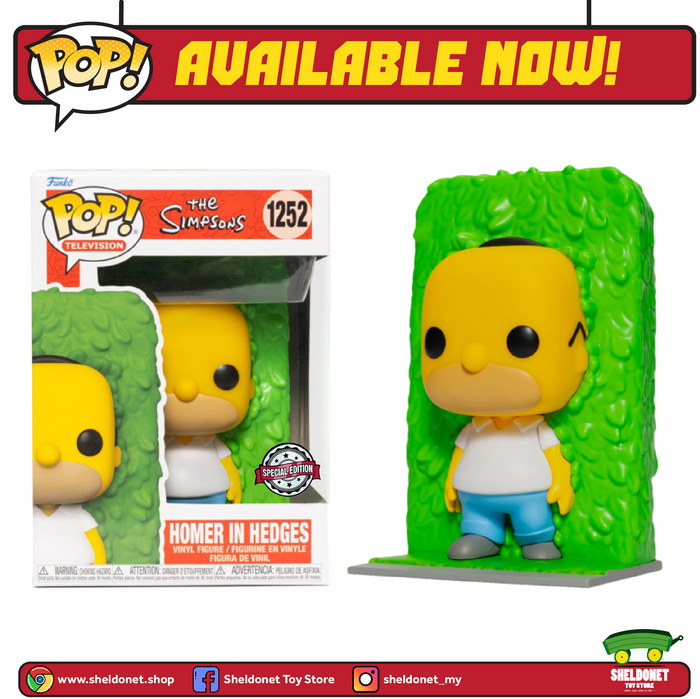 Pop! Animation: The Simpsons - Homer in Hedges [Exclusive]