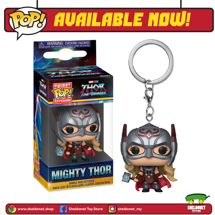 [IN-STOCK] Pocket Pop! Keychain: Thor: Love And Thunder - Mighty Thor