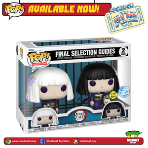 [IN-STOCK] Pop! Animation: Demon Slayer - Final Selection Guides [2-Pack] (Glow In The Dark) [Exclusive] [FUNKO FAIR 2023]