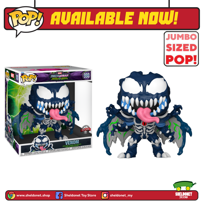 Pop! Marvel: Marvel Mech: Monster Hunters - Venom With Wings 10" Inch [Exclusive]