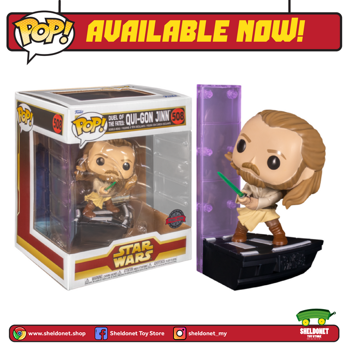 Pop! Deluxe: Star Wars: Duel Of The Fates - Qui-Gon Jinn [Exclusive]