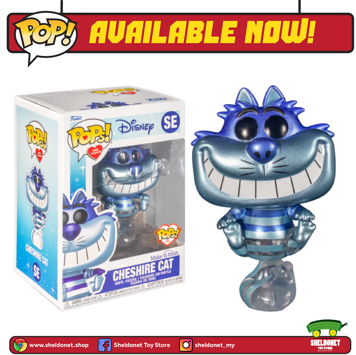 Pop! Disney: Make-A-Wish - Cheshire Cat (Metallic) [Exclusive]