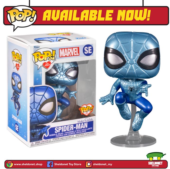 Pop! Marvel: Make-A-Wish - Spider-Man (Metallic) [Exclusive]