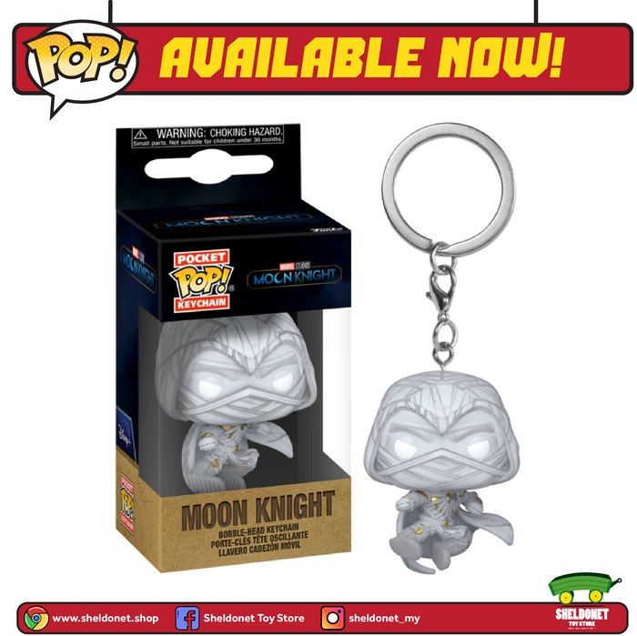 Pocket Pop! Keychain: Moon Knight (2022) - Moon Knight (Jumping)