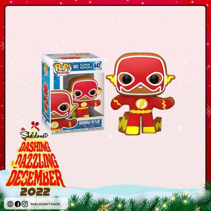 Pop! Heroes: DC Holiday - Flash (Gingerbread Man)
