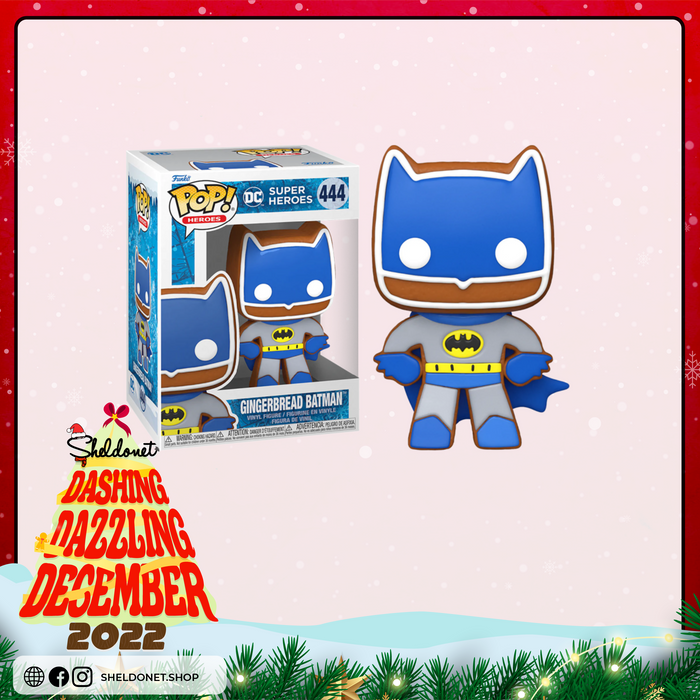 Pop! Heroes: DC Holiday - Batman (Gingerbread Man)