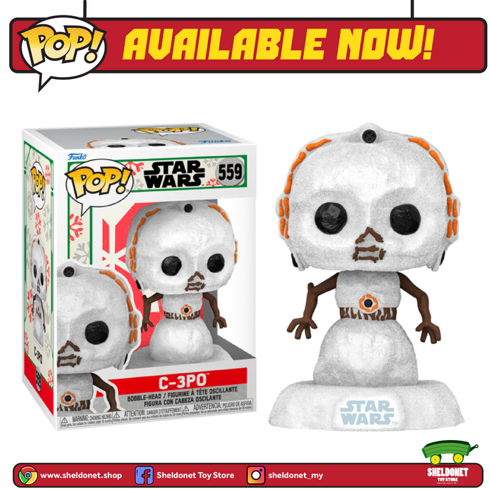 Pop! Star Wars: Holiday - C-3PO (Snowman)