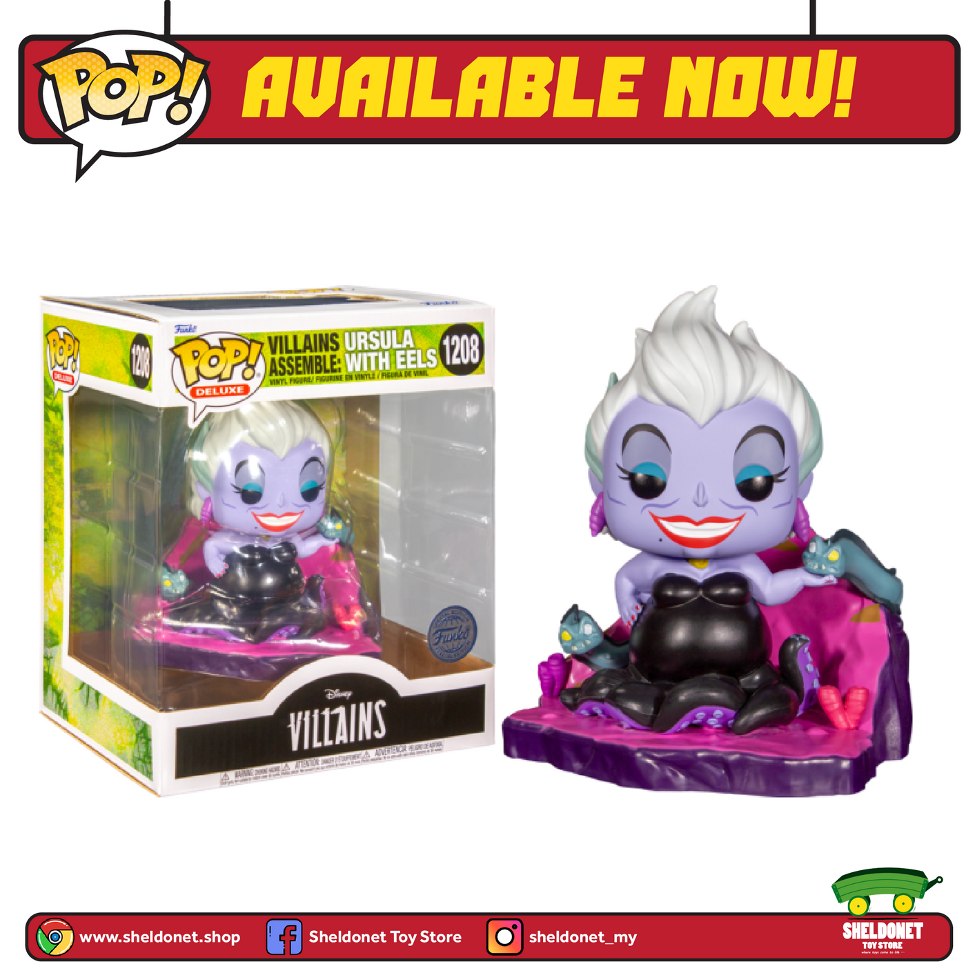 Pop! Deluxe: Disney Villains: Assemble - Ursula [Exclusive