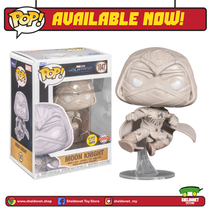 Pop! Marvel: Moon Knight (2022) - Moon Knight (Jumping) [Glow In The Dark] [Exclusive]