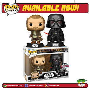 Pop! Star Wars: Obi-Wan Kenobi - Obi-Wan Kenobi And Darth Vader (2-Pack) [Metallic] [Exclusive]