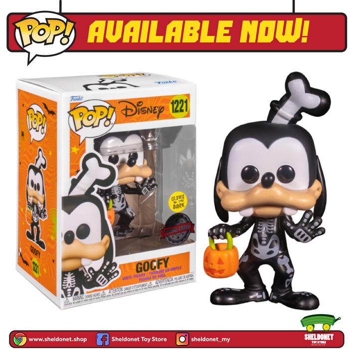 Pop! Disney: Disney - Goofy as Skeleton (Glow In The Dark) [Exclusive]