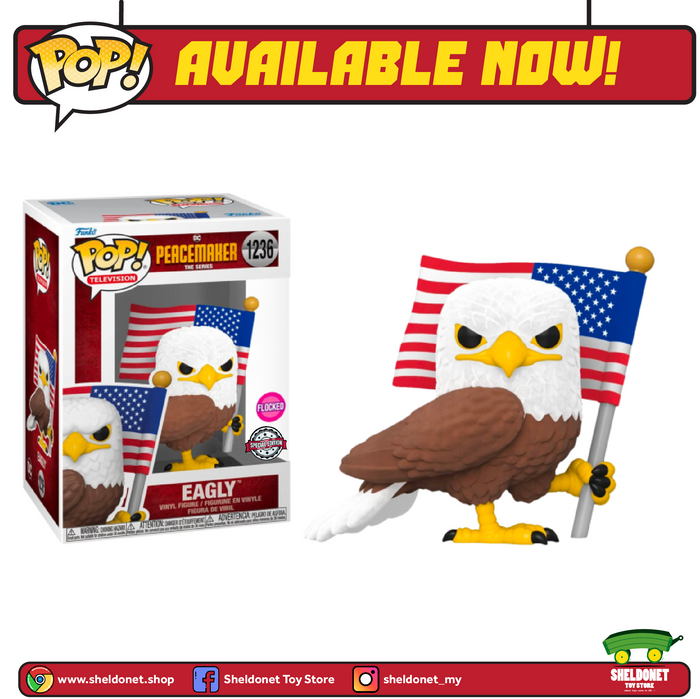 Pop! TV: Peacemaker - Eagly (Flocked) [Exclusive]