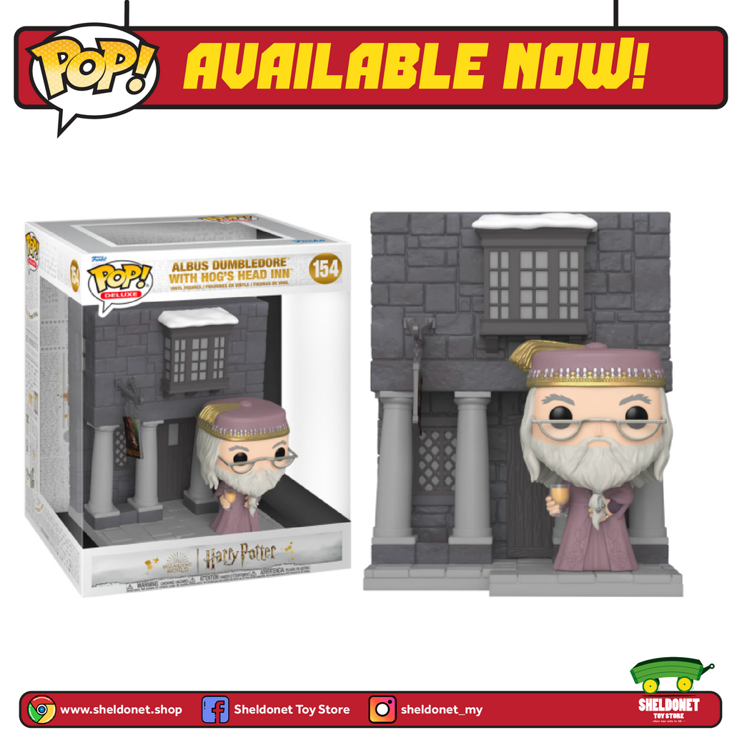Pop! Deluxe: Harry Potter - Albus Dumbledore with Hog's Head Inn Hogsmeade [Diorama]