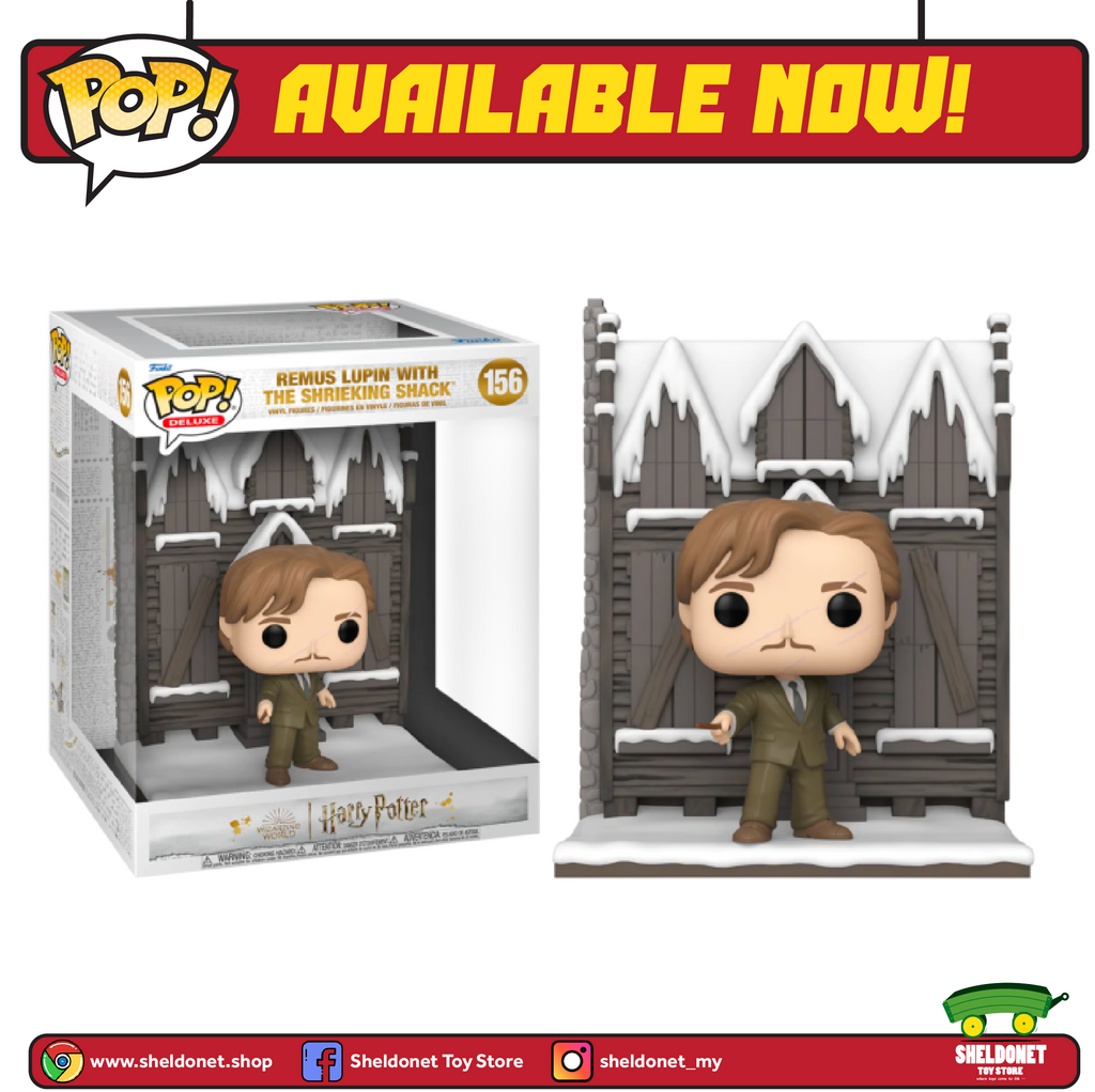 Pop! Deluxe: Harry Potter - Remis Lupin with The Shrieking Shack Hogsmeade [Diorama]