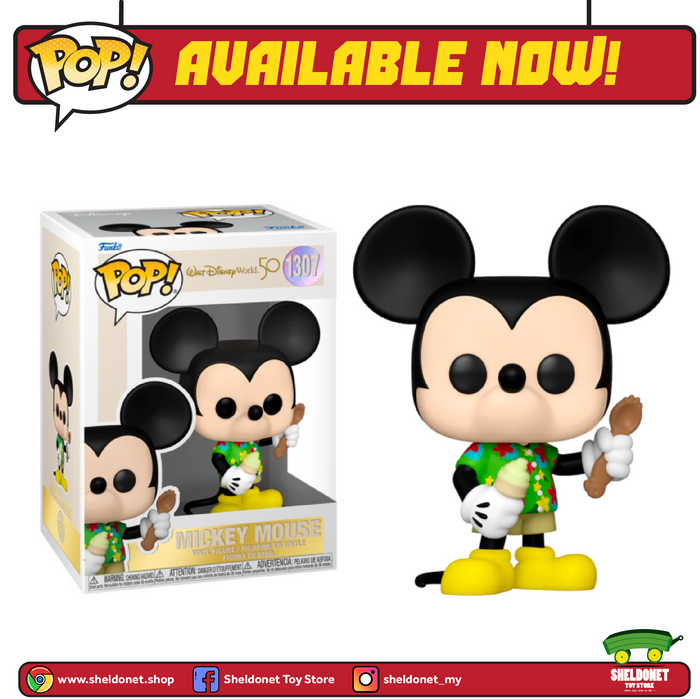 Pop! Disney: Walt Disney World: 50th Anniversary - Aloha Mickey Mouse