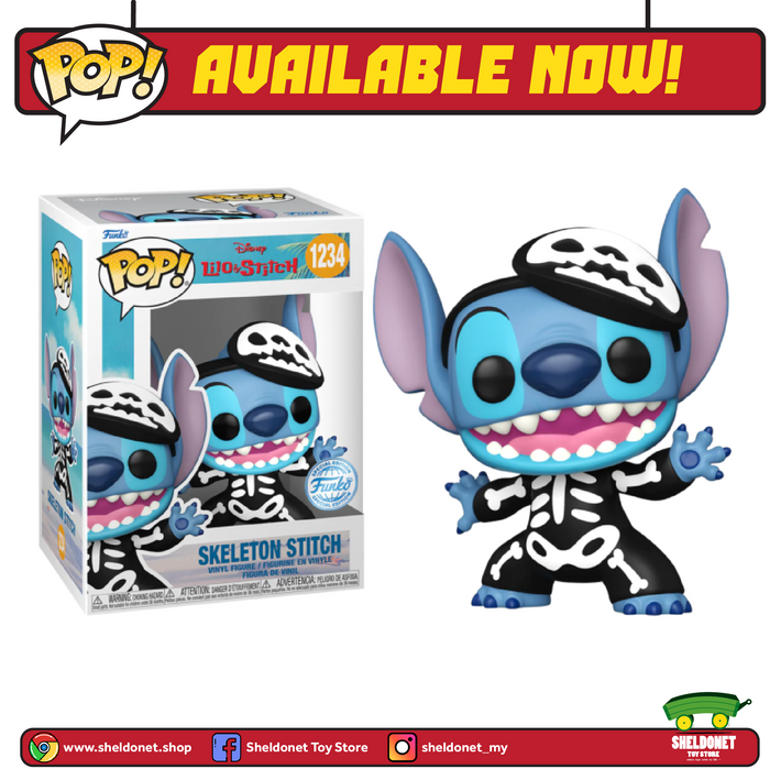 Pop! Disney: Lilo And Stitch - Skeleton Stitch [Exclusive]