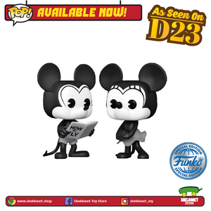 Pop! Disney: Disney - 2-Pack (Plane Crazy Mickey And Minnie Mouse) [Exclusive]