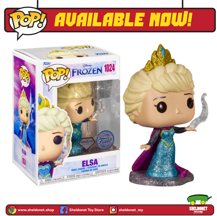 Pop! Disney: Ultimate Princess - Elsa (Diamond Glitter) [Exclusive]
