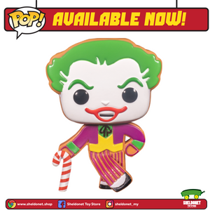 Pop! Heroes: DC Holiday- Joker (Gingerbread Man)