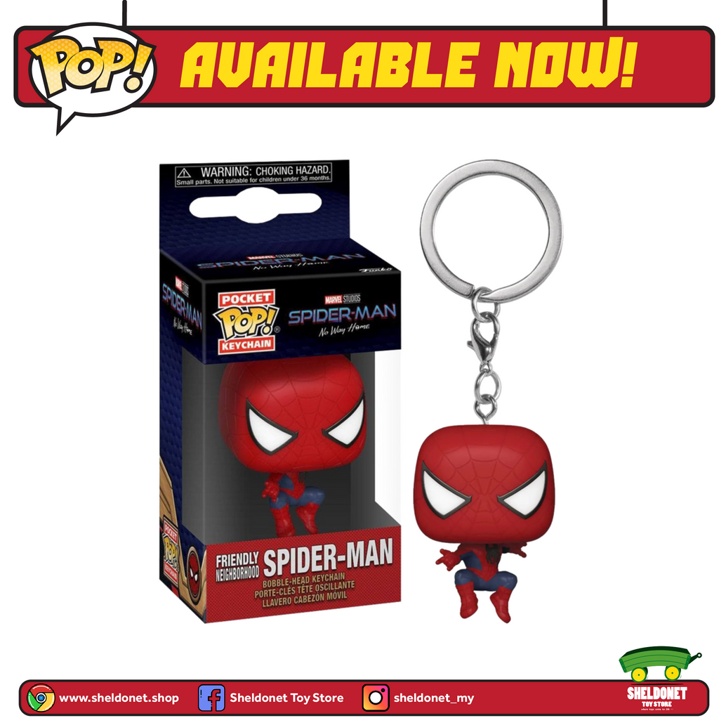 Pocket Pop! Keychain: Spider-Man: No Way Home - Friendly Neighborhood Spider-Man