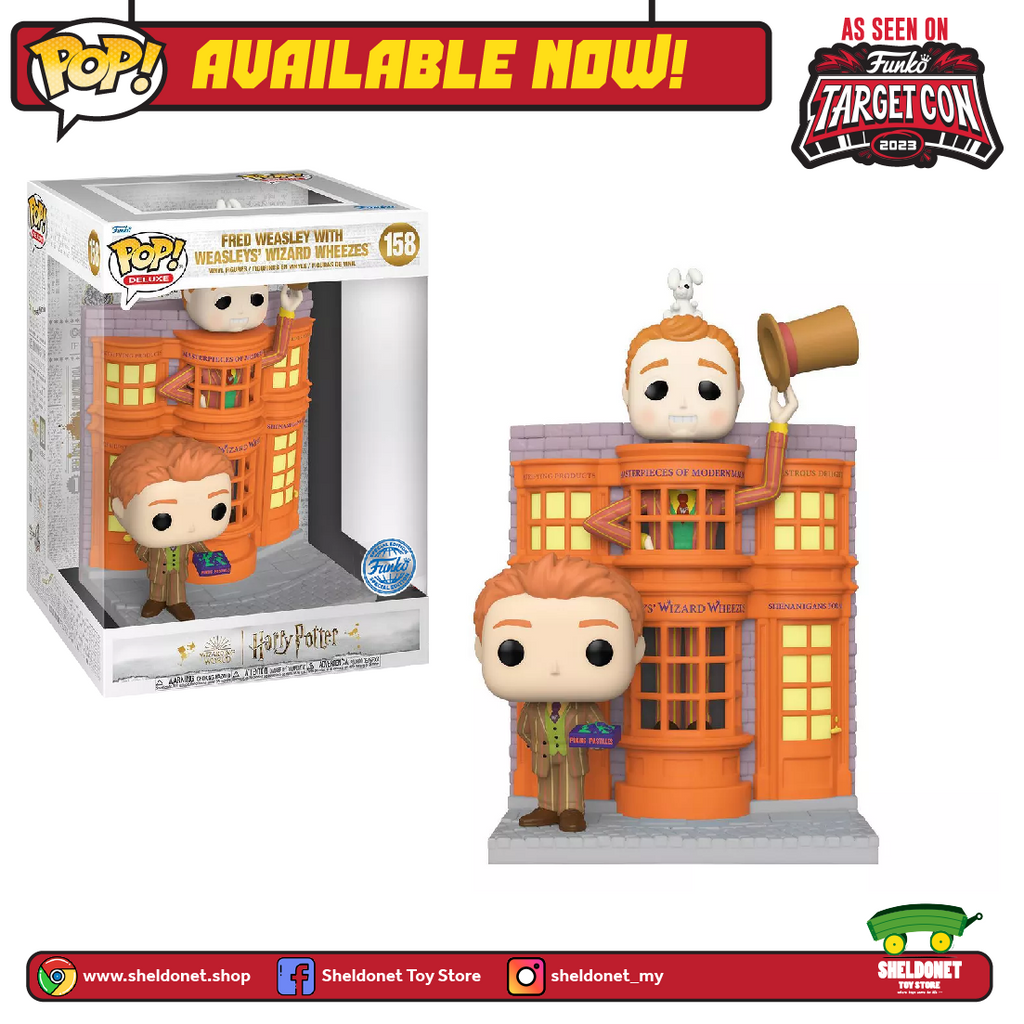 Pop! Deluxe: Harry Potter - Wizard Wheezes With Fred Weasley [Exclusive] [TARGETCON 2023]
