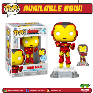 Pop! Marvel: Avengers: Beyond Earth’s Mightiest - Comic Iron Man With Pin [60th Anniversary] [Exclusive]
