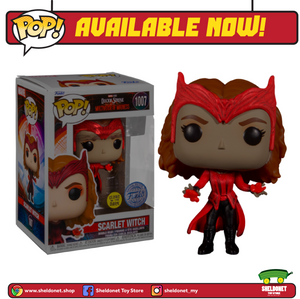 Pop! Marvel: Doctor Strange In The Multiverse Of Madness - Scarlet Witch (Glow In The Dark) [Exclusive]