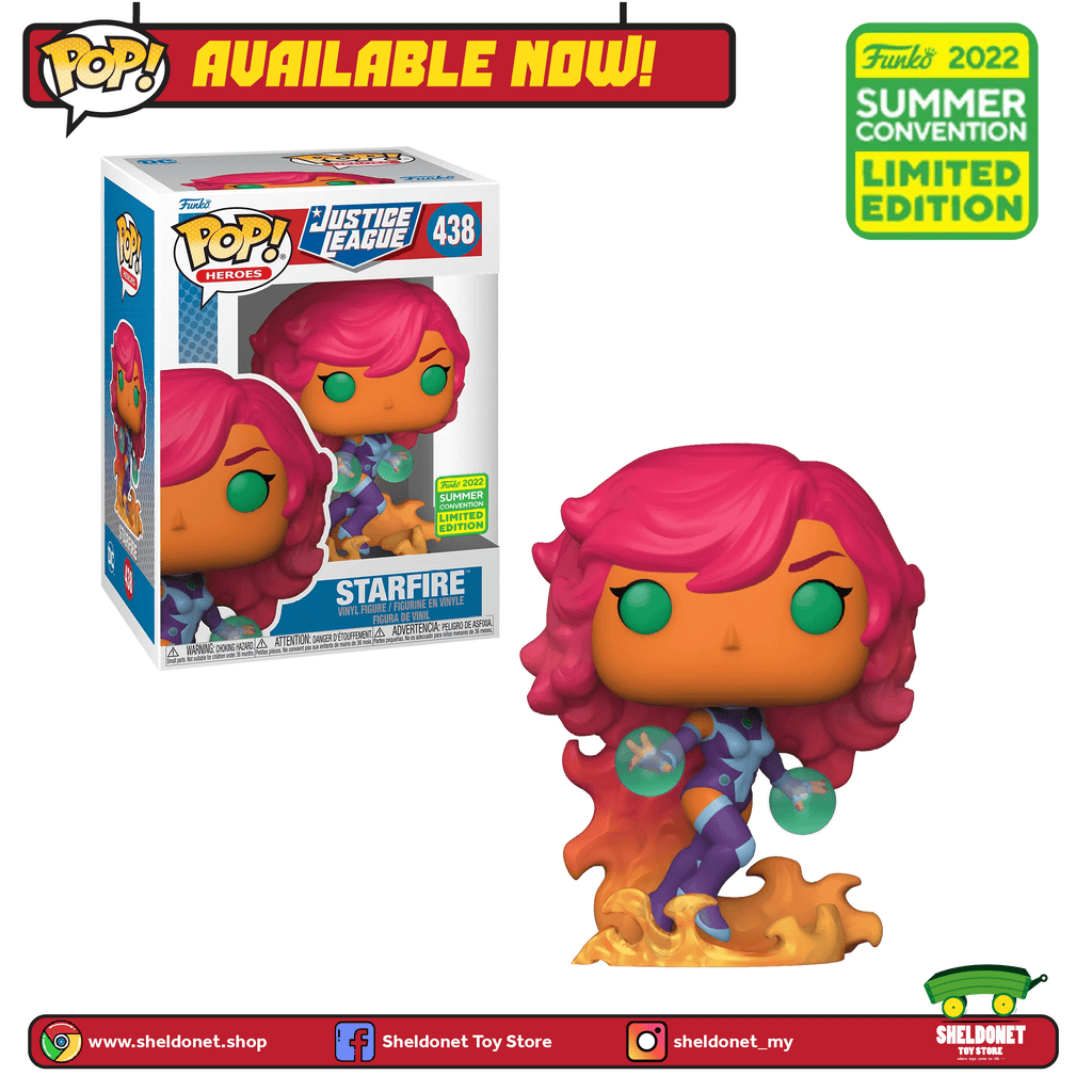 Pop! Heroes: Justice League - Star Fire [Summer Convention Exclusive 2022]