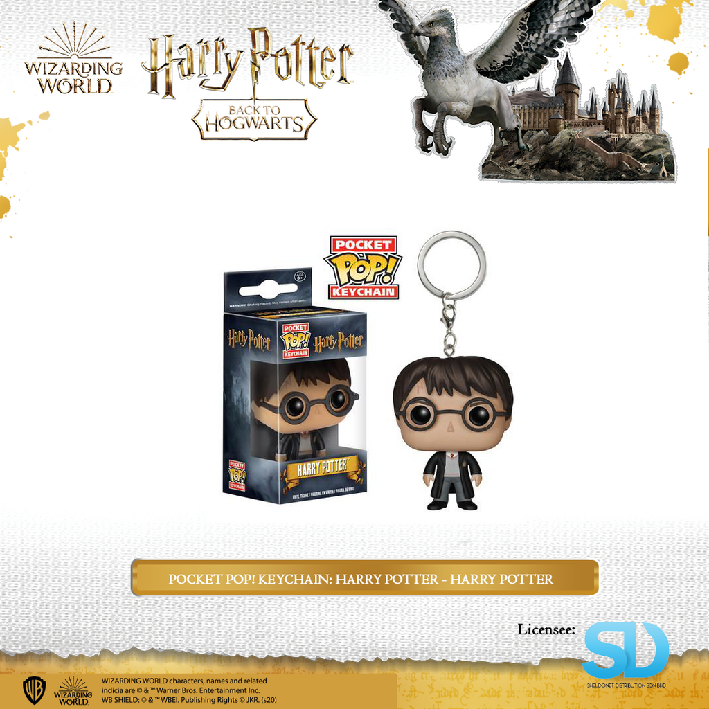 Funko POP Keychain: Harry Potter Holiday - Hagrid