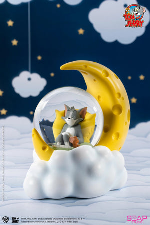 Beast Kingdom: Soap Studio - Tom and Jerry Cheese Moon Snow Globe