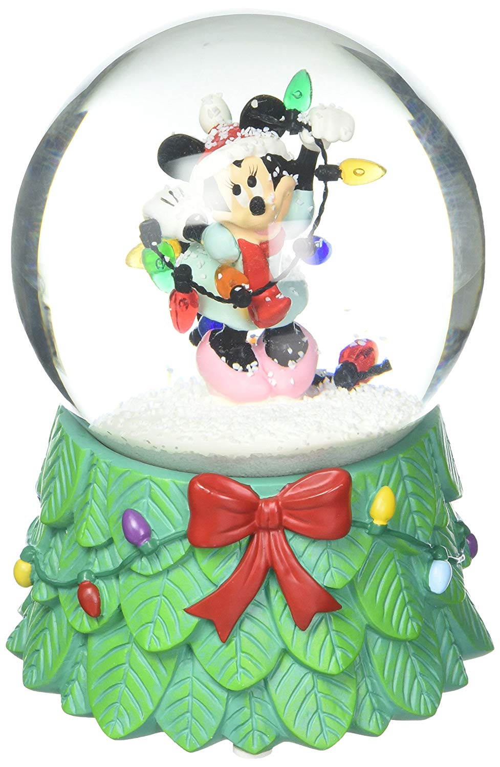 Department 56 : Disney Minnie with Lights Water Globe - Sheldonet Toy Store