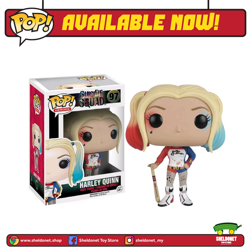 Pop! Heroes: Suicide Squad - Harley Quinn - Sheldonet Toy Store