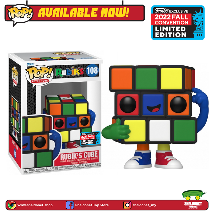Pop! Vinyl: Retro Toys - Rubik's Cube [Fall Convention Exclusive 2022]
