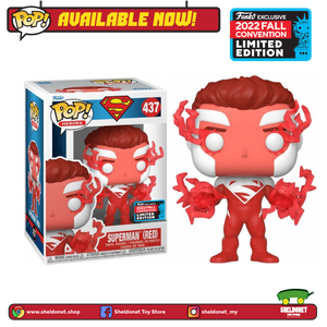 Pop! Heroes: DC - Superman (Red) [Fall Convention Exclusive 2022]