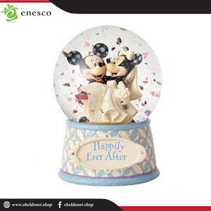 Enesco : Disney Traditions - Happy Ever After, Mickey & Minnie Waterball
