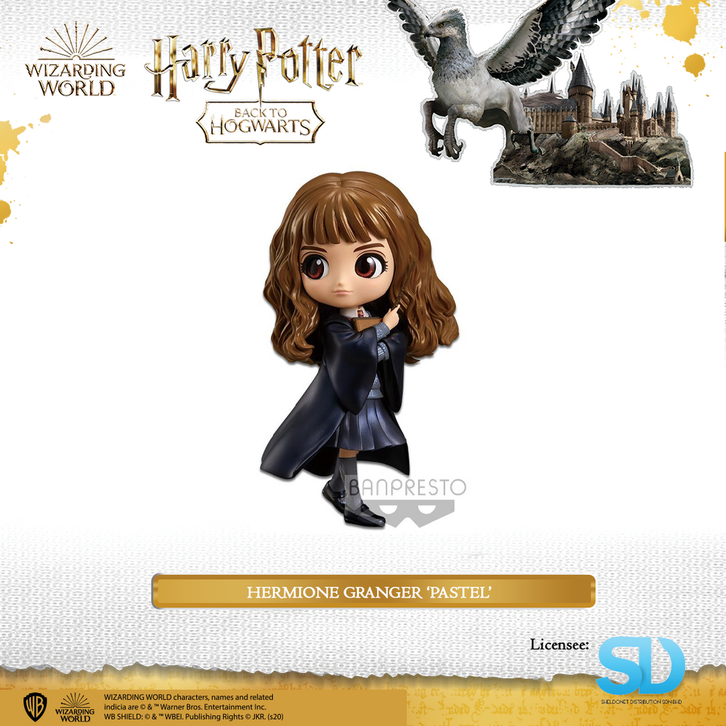 Banpresto: Q Posket - Wizarding World - Hermione Granger  (Pastel Colouring) - Sheldonet Toy Store
