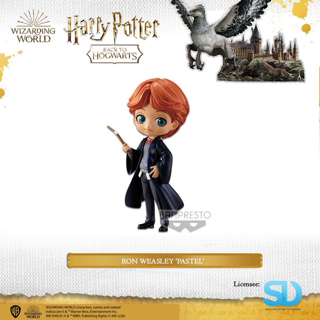 Banpresto: Q Posket - Wizarding World - Ron Weasley  (Pastel Colouring) - Sheldonet Toy Store