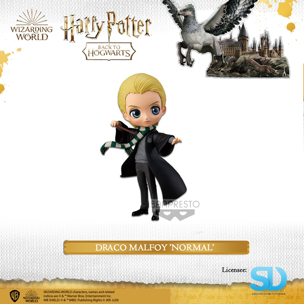 Banpresto: Q Posket - Wizarding World - Draco Malfoy  (Normal Colouring) - Sheldonet Toy Store