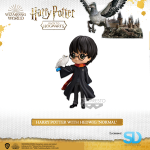 Banpresto: Q Posket - Wizarding World - Harry Potter with Hedwig (Normal Colouring) - Sheldonet Toy Store