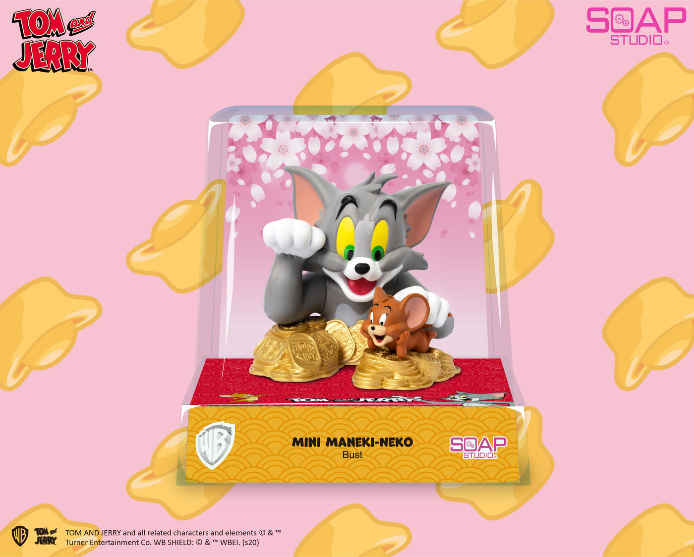 Beast Kingdom: Soap Studio - Tom and Jerry - Mini Maneki-Neko Bust –  Sheldonet Toy Store
