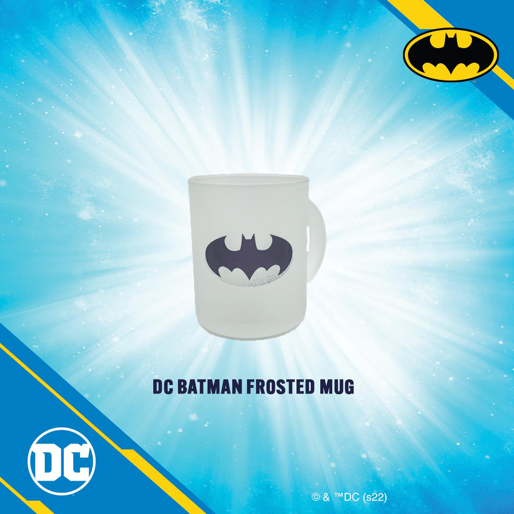 DC: Batman Frosted Glass Mug (Logo)