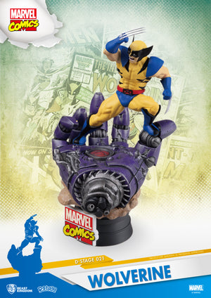Beast Kingdom: Diorama Stage-021-MARVEL COMICS-Wolverine