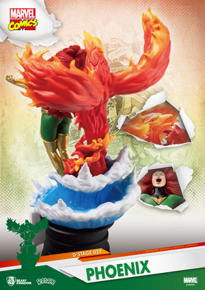Beast Kingdom: Diorama Stage-022-MARVEL COMICS-Phoenix