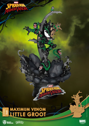 Beast Kingdom: DIORAMA STAGE-068-Maximum Venom-LITTLE GROOT