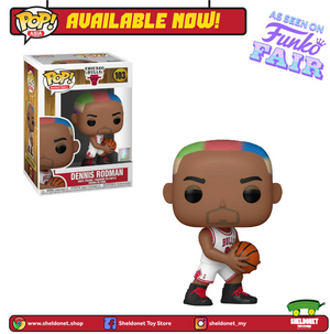 [IN-STOCK] Pop! NBA: Legends - Dennis Rodman (Chicago Bulls) - Sheldonet Toy Store