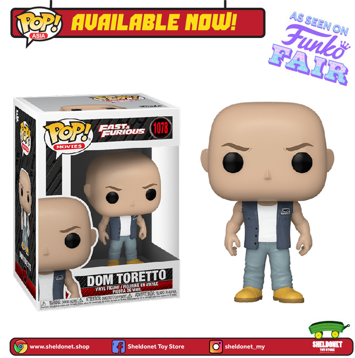 [IN-STOCK] Pop! Movies: Fast 9 - Dominic Toretto