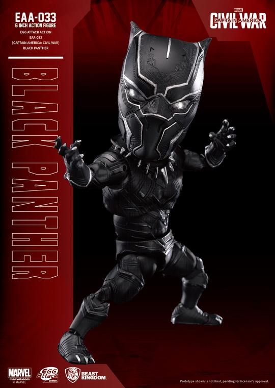 Egg Attack Action EAA-033 Captain America: Civil War - Black Panther